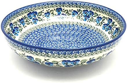 Polish Pottery Bowl - Contemporary - Large (11") - Winter Viola