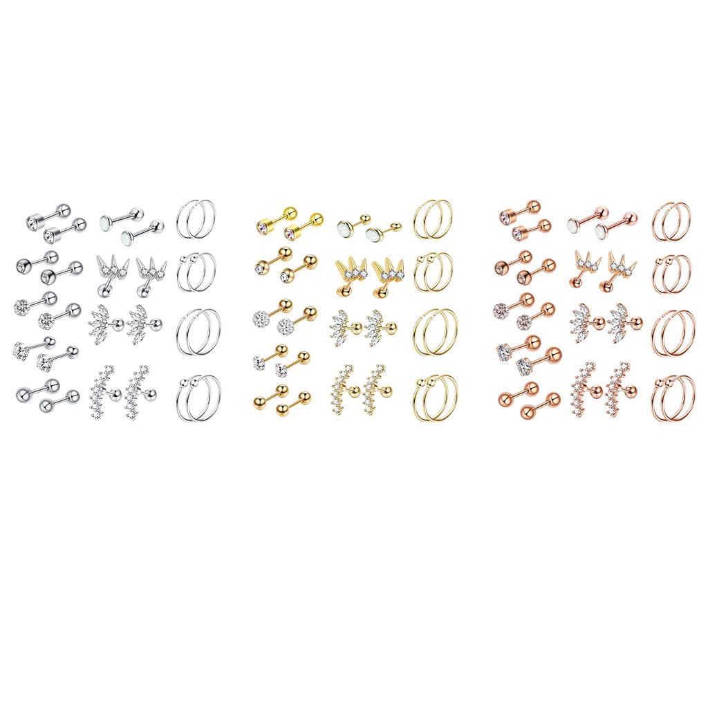 See full amazon price history chart for CALANDIS® 13 Pairs 16G Stud Earrings 8mm 6mm Tragus Barbell for Women Men Silver tone CALANDIS® 13 Pairs 16G Stud Earrings 8mm 6mm Tragus Barbell for Women Men Silver tone (B09ZTYJNQW) Amazon Price History, Amazon Price Tracker