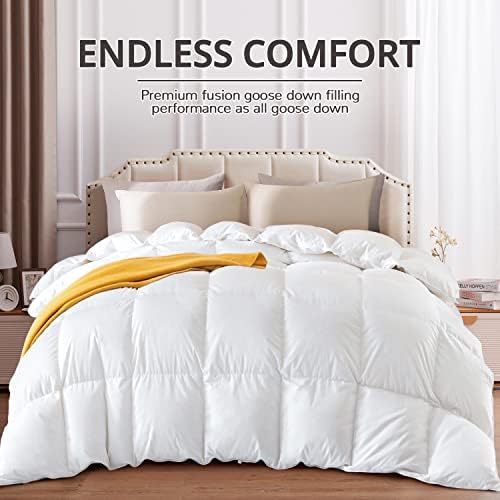 Amazon Com Globon Fusion White Goose Down Comforter King Size Heavy Weight For Winter 60oz 650 Fill Power 100 Cotton Shell Corner Tabs White Home Kitchen Amazon Com Globon Fusion White Goose Down Comforter King Size Heavy Weight For Winter 60oz 650 Fill Power 100 Cotton Shell Corner Tabs White Home Kitchen