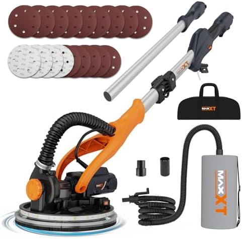 Lijadora Jirafa MAXXT 820W: plegable con tubo de extensión (110 c...