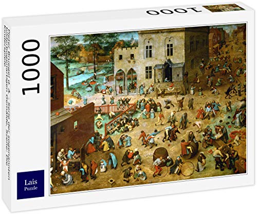 Lais Puzzle Pieter Bruegel d. Ä. - Série de peintures Dites Bilderbogenartigen, scène: Les Jeux d'enfants 1000 Pieces