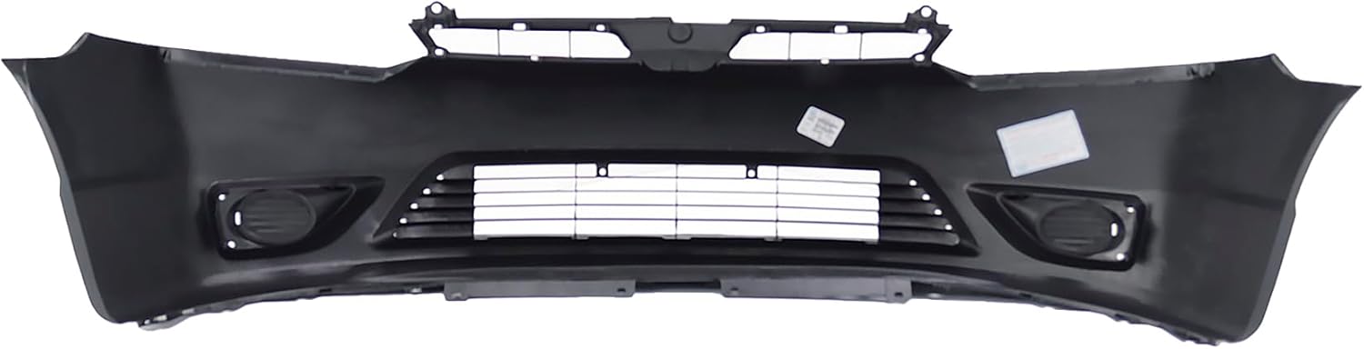 FitParts Compatible With Front Bumper Cover 2006-2008 Honda Civic Coupe DX-G EX LX Si Coupe 06-08. New, Primed and Ready for Paint. With Fog Light Holes. HO1000237 04711SVAA90ZZ 2007