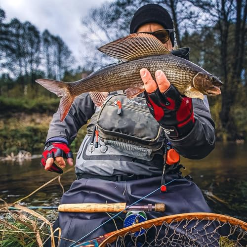 Kylebooker Bolso lumbar de pesca con mosca para llevar en la cintura River Lumbar miniatura 3