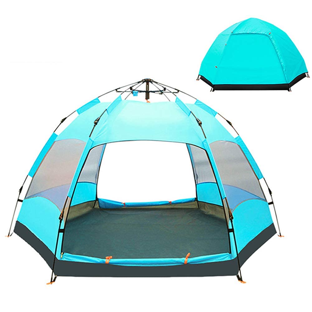 Tente de camping imperméable 3-4 personnes automatique et pliante pour extérieur