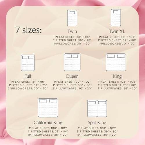 Image of LuxClub 4 PC Sheet Set Bed Sheets Deep Pockets 16 inch Eco Friendly Wrinkle Free Cooling Machine Washable Hotel Bedding Silky Soft - Baby Pink Full