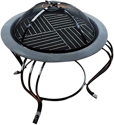Fire Pits Outdoor Fire Pit Fire Pit Outdoor Fire Tables, Charcoal Barbecue Grill, Natural Wood Heating Fire Pit Bowl,