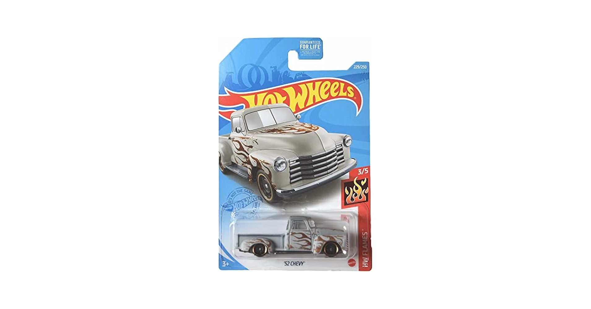 hot wheels ホットウィール　フレイムス 52台 Amazon.com: Hot Wheels '52 Chevy, [gray] 229/250 Flames 3/5