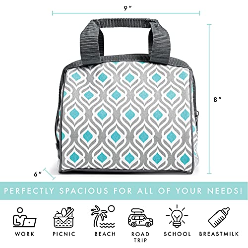 Fit+Fresh Charlotte Adult Insulated Lunch Bag Women Love As A Lunchbox, Lunch Tote, Cute Small Lunch Box For Women, Lunch Box Men, Lunch Bags Women, Insulated Lunch Box, Lunch Boxes, Adult Lunch, Gray #TOP3