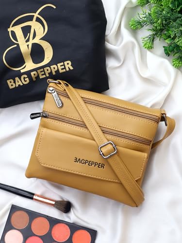 Image of Bag Pepper Sling Bag for Women Crossbody Bag for Women Phone Bag Stylish PU Leather Mobile Cell Phone Holder Pocket Purse Wallet Sling Bag Mini Shoulder Bags