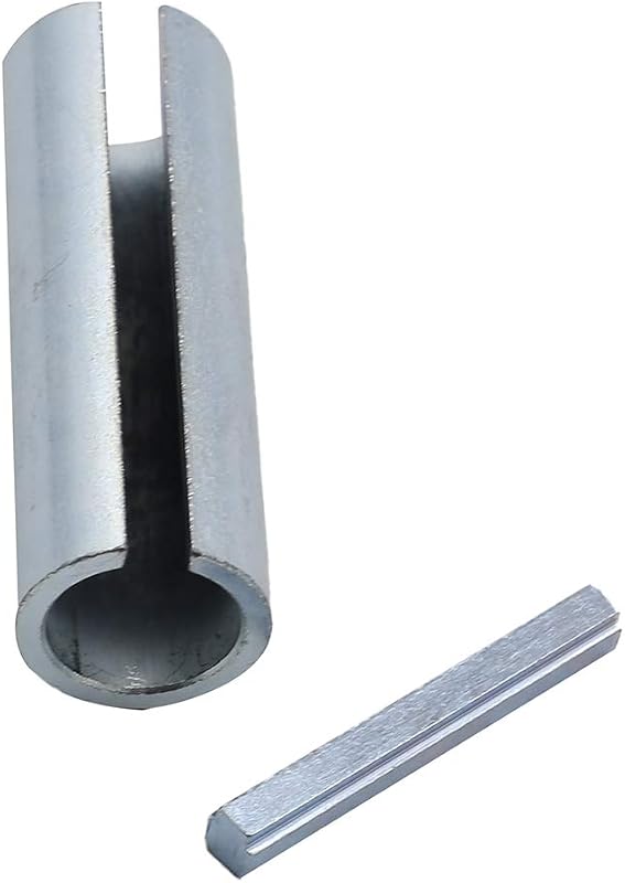 Adaptador de eixo para polia de motor a gasolina GSKMOTOR de 3/4" para 1" com chaveta escalonada – 1 conjunto