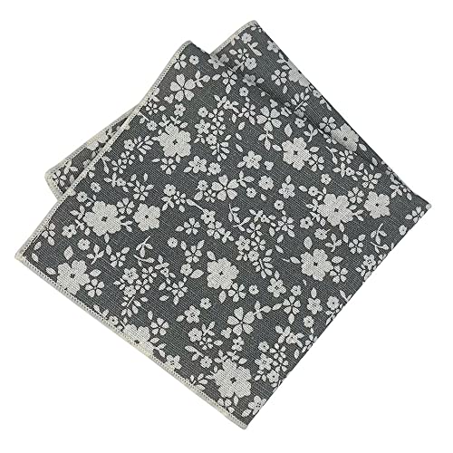 Image of Kebocis Men's Floral Pocket Square Handkerchief for Men