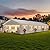 EROMMY 20x50ft Heavy Duty Party Tent, Large Outdoor Wedding Canopy with Removable Sidewalls, 2 Roll Up Doors, White Commercial Gazebo for Events, Includes 5 Storage Bags