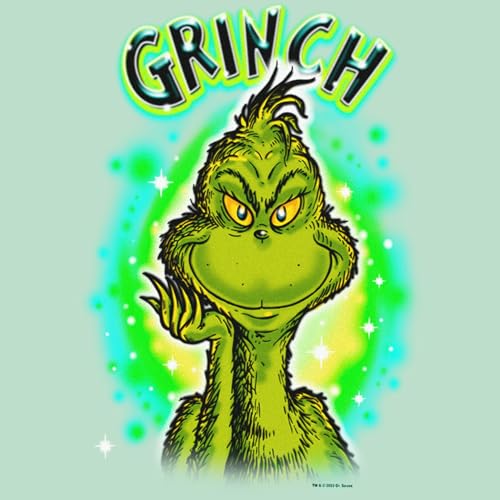 Fifth Sun Girl's The Grinch Airbrush Grinch T-Shirt2
