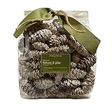 Hillhouse FCBPP Fresh Cut Balsam and Pine Potpourri White Cones 17 oz