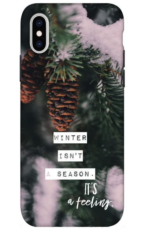 Grey Cloud India Winter is Feeling Back Cover for Apple iPhone X (Poly Carbonate | Multicolor)