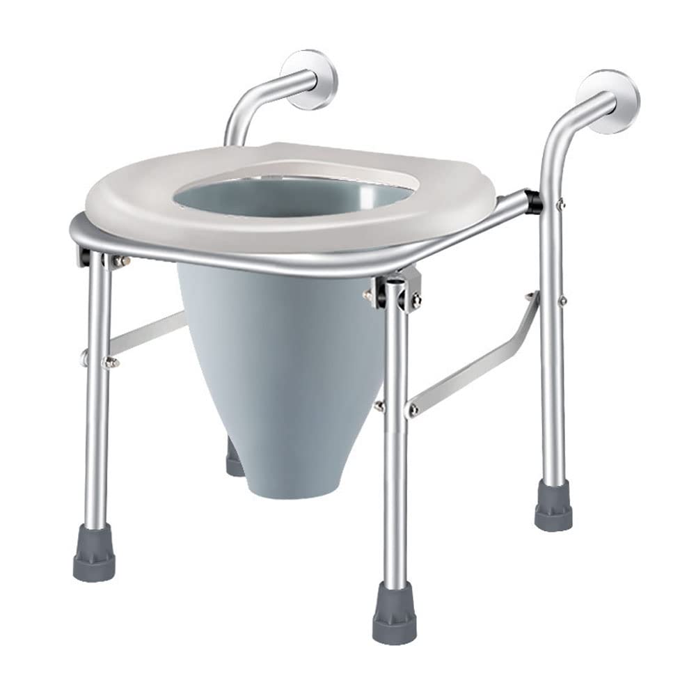 Gthtuhfd 1 Squatting Toilet Chair Stool Against The Wall Folding Wall-Mounted Toilet Squat Toilet Squat Dual-Use
