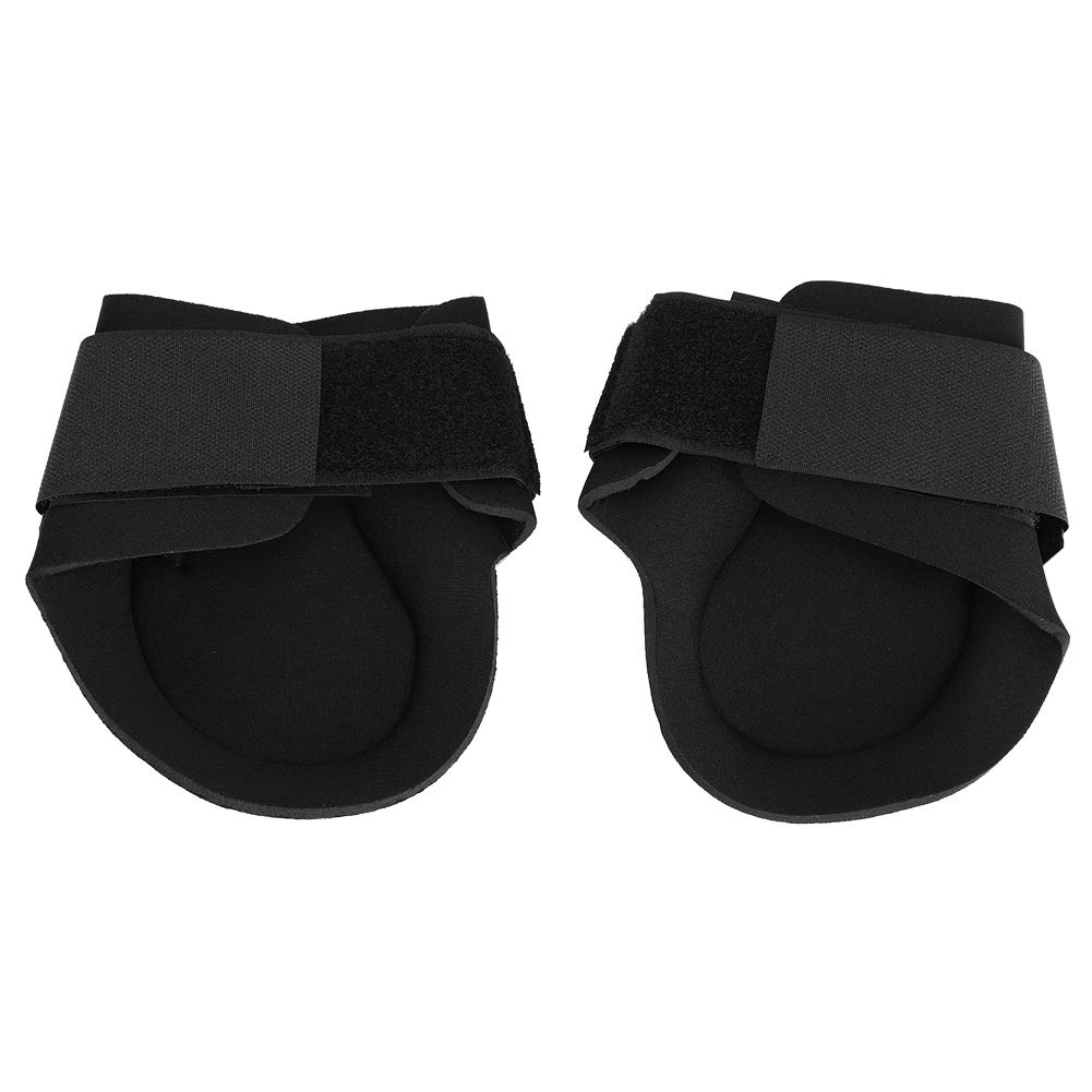 YOUTHINK Stivali da Cavallo 2 Paia di Fasce Elastiche per Le Gambe del Cavallo in PU per Il Salto di Formazione(M)