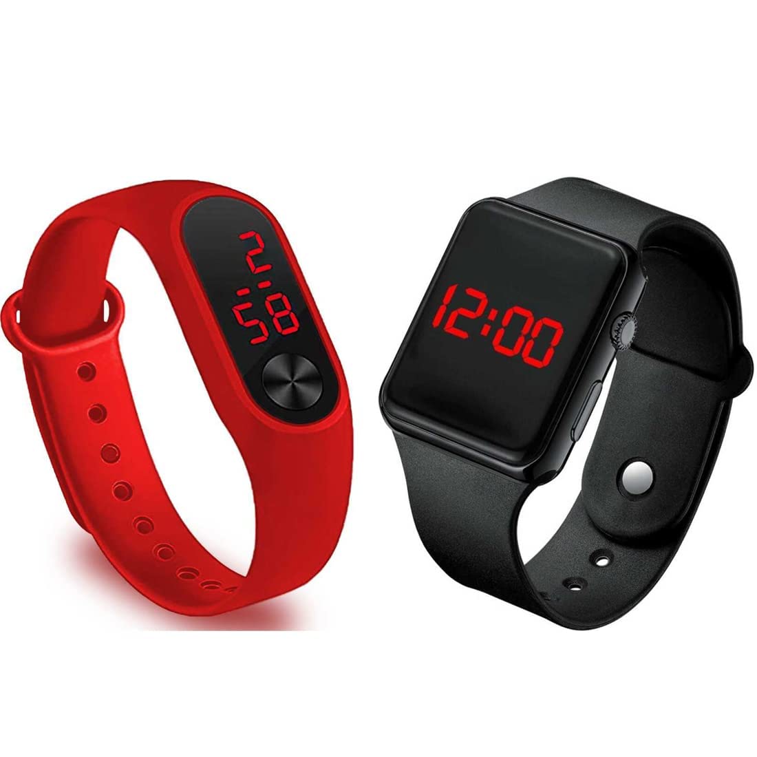 Navkar Crafts New Kids Digital Date & Time Black LED Watch for Stylish Kids Unisex Birthday Gift Digital Watch for Boys & Girls Pack of 2 (B0BJ1V4FT7) Amazon Price History, Amazon Price Tracker
