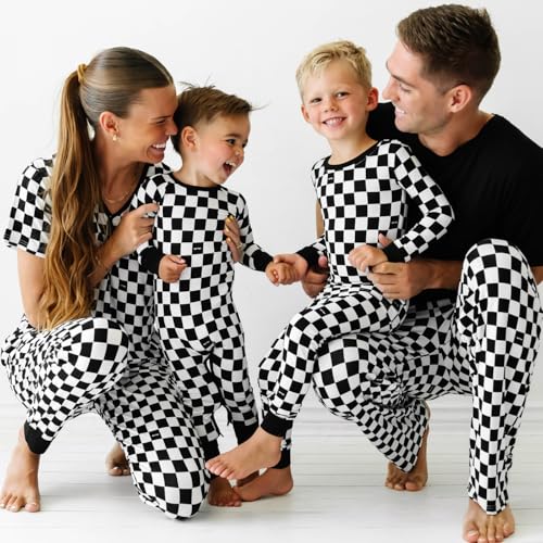 Image of Little Sleepies Mens Pajama Pants, Soft Viscose from Bamboo PJ Bottoms for Family Matching Set, Mens Sleepwear PJs w /Pockets