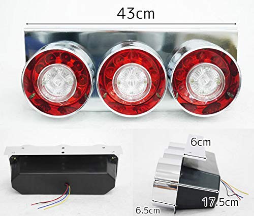 Amazon | 【WNJAPAN】 汎用 LED トラックテール ランプ 紅白 ロケット 