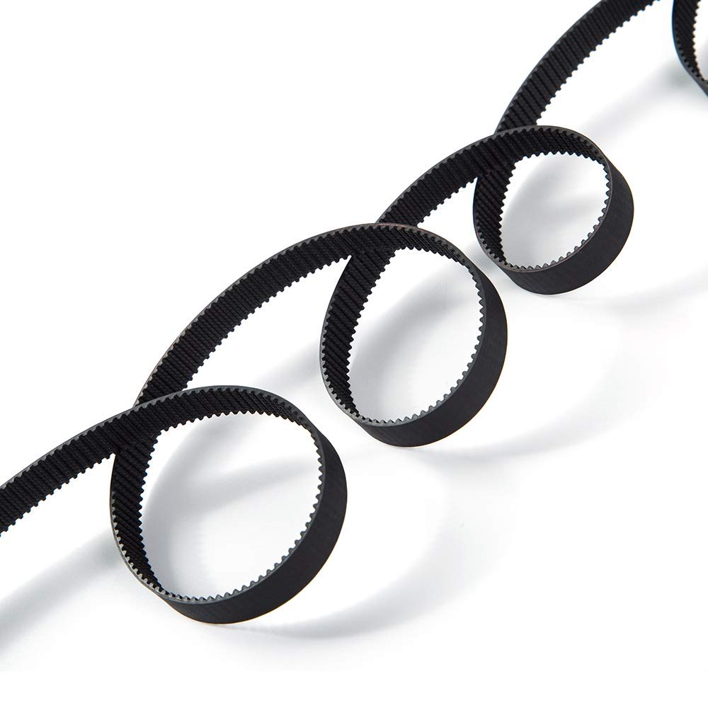 parti della stampante Parti Cinghia di gomma di distribuzione aperta GT2 universale in gomma rinforzata con fibra di vetro 10 mm 5 metri 1 pz per parti di riparazione della stampante 3D (dimensioni: 1