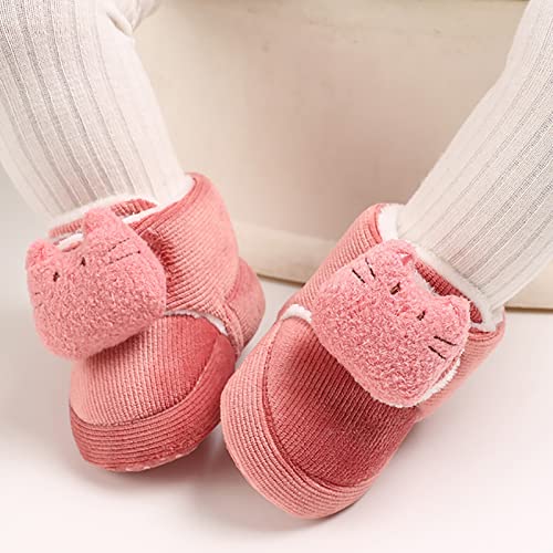 Baby Girls Boys Cotton Flat Booties Newborn Winter Warm Slippers Toddler Non Slip Boots House Socks Warm Baby Shoes2