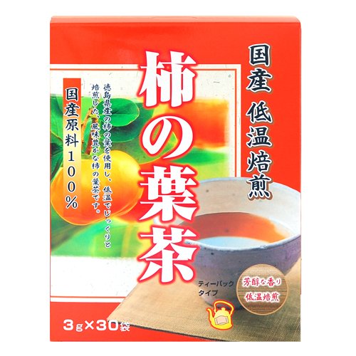 リケン 国産低温焙煎 柿の葉茶 3g×30袋