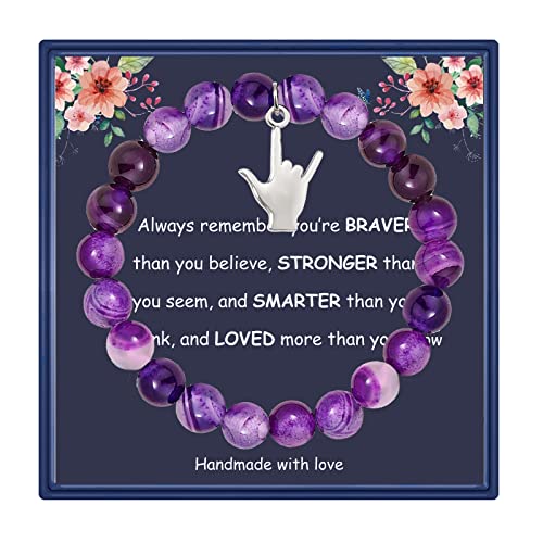 PARTNER I Love You Hand Sign Language Charm Bracelet - Sign Language Gift, Interpreter Gift, ASL Jewelry for Deaf