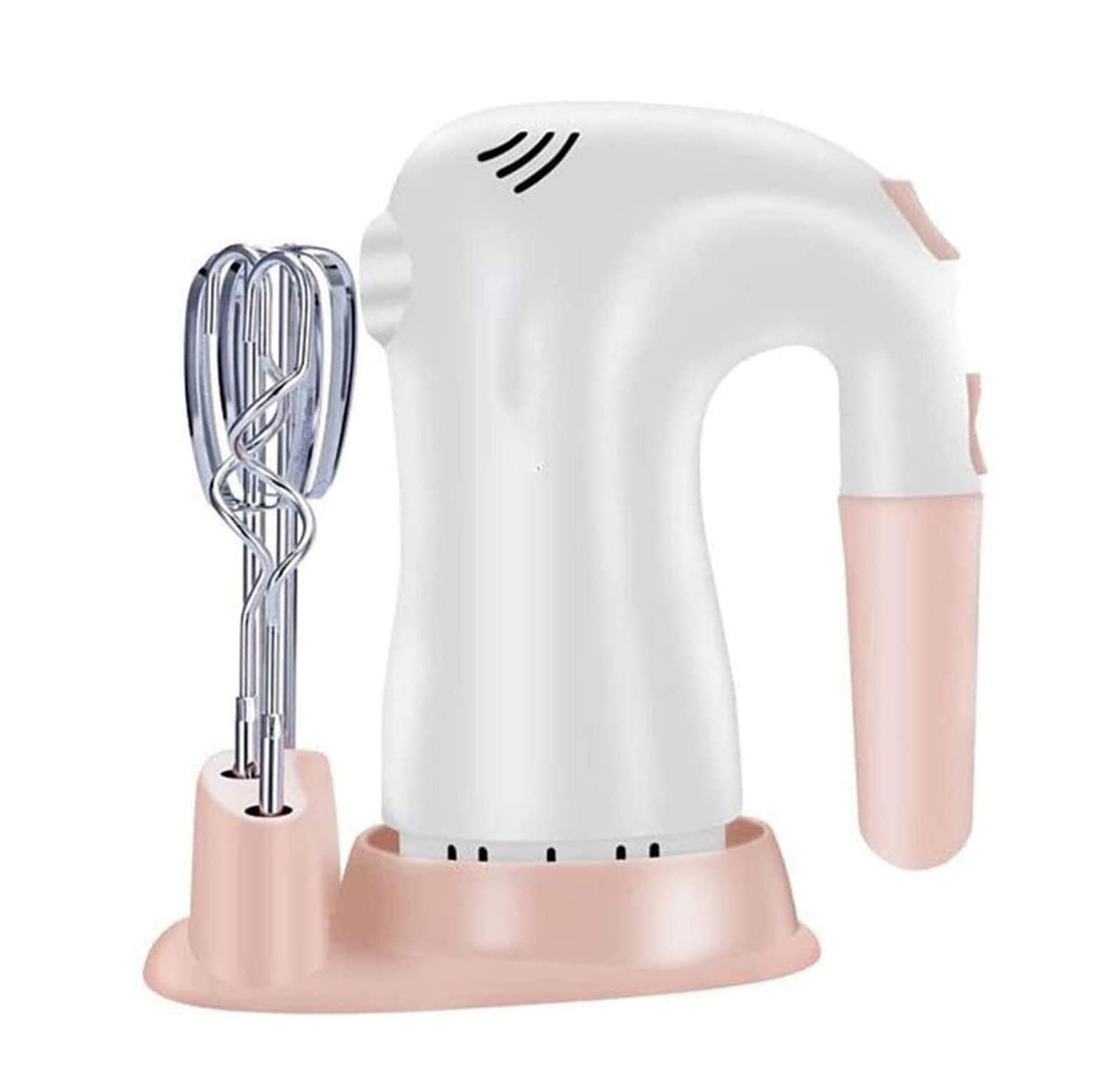 Hand Mixer Electric150W Power 5-Speed Electric Handheld Mixer with Turbo Boost Eject Button Storage Base with 6 Stainless