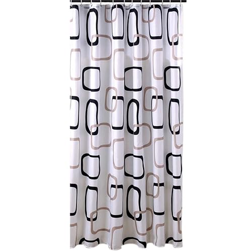 Black And Grey Squares Shower Curtain Amazon Com