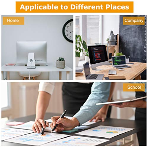 Fdw Computer Desk Gaming Desk L Shaped Corner Desk Home Office Writing Workstation Toughened Glass Study Keyboard Cpu Stand Pc Modern Table For Small Spaces (Clear) #TOP6