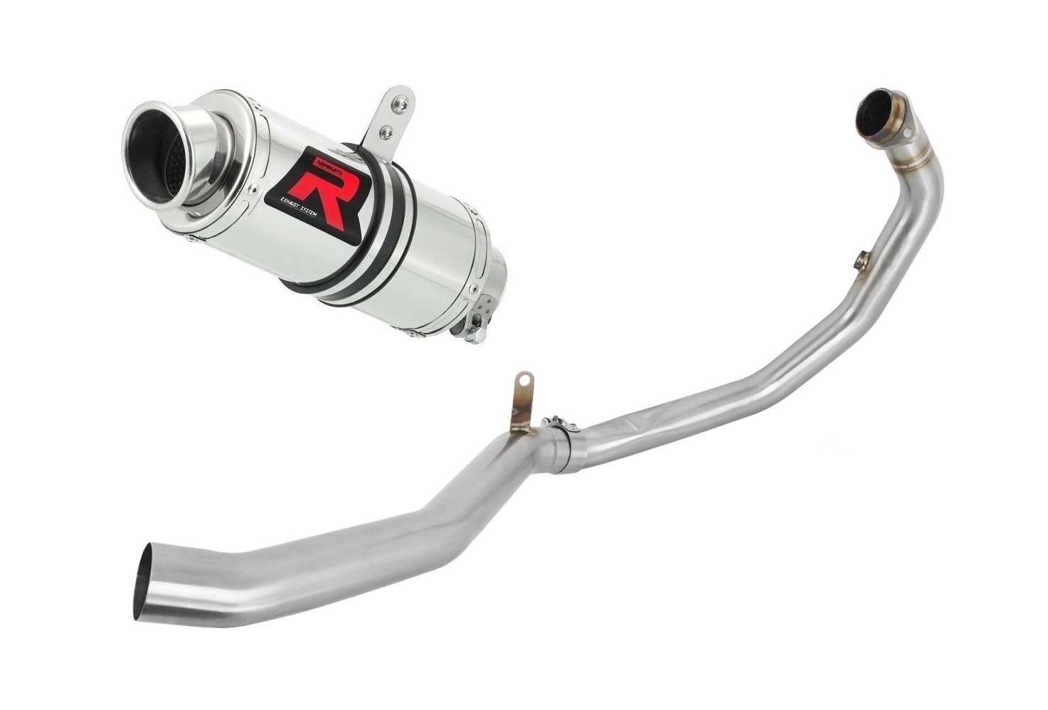 DOMINATOR Sistema de escape Colector Silenciador GP1 compatible con 390 Adventure 2020-2021