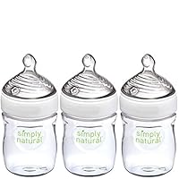 Algopix Similar Product 8 - NUK Simply Natural Baby Bottle Clear