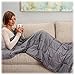 Snuggle Me Weighted Blanket 15 lb Sleeping Blankets, Durable Quilts Lead Free High Density Glass Beads 48