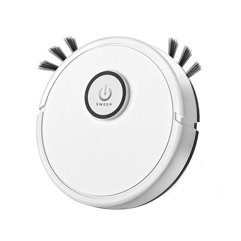 UDSKNV[KSL Auto Charge Smart Robot Vacuum Cleaner Sweep Mop Auto Vacuums 6000Pa Strong Suction for Pet Hair Hard Floor White