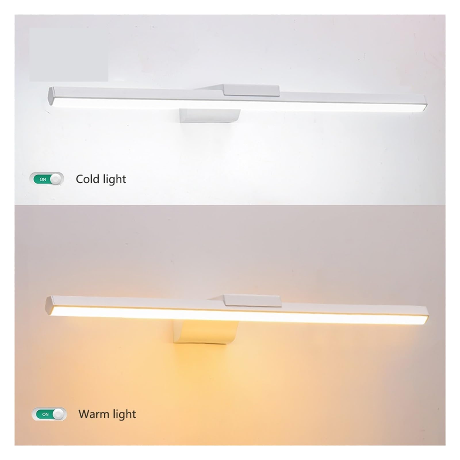 Eclairage Tableau, Mur LED lampe Morden intérieur appliques murales, 16W 20W AC85-265V mural salle de bain miroir applique lampe éclairage intérieur(2700-3500K,Zwart,8W 40CM)