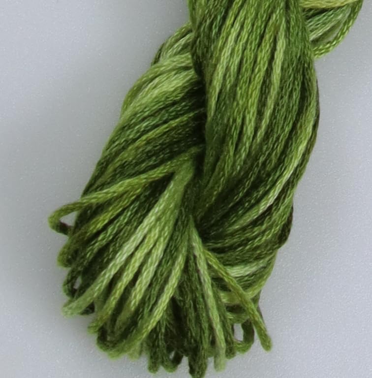Image of KCS Big skeins of 25 Meters Size 25 Color Variegated Cross Stitch Stranded Threads,6 skeins,94
