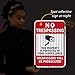SmartSign - T1-1074-HI_12x18 “No Trespassing - This Property is Protected by Video Surveillance, Trespassers Will Be Prosecuted” Sign | 12
