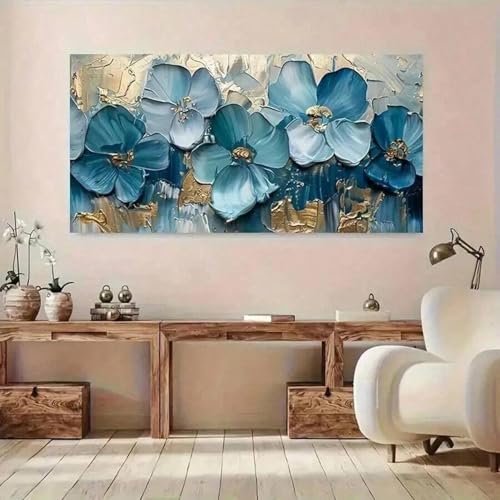 Toile papillon blanc 60x120 affiche florale chic - 6