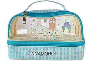 Roffatide Cartoon Cinnamoroll Waterproof Travel Cosmetic Bag