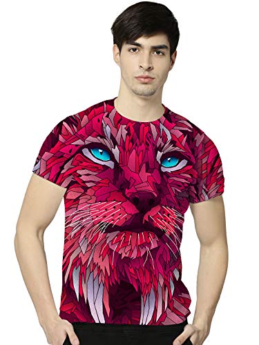 Image of STAND OUT All Over Printed Psychelic Trippy Animal T-Shirts