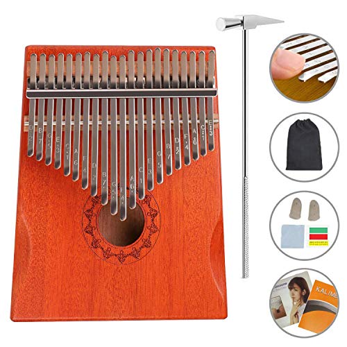 Flybiz 21 Clés Kalimba, Piano à Pouce Professionnel, Haute Qualité Doigt Instrument, Acajou de Haute Qualité, Marimba… - Les Beatles, Paul McCartney, John Lennon, RIngo Starr, George Harrison Flybiz 21 Clés Kalimba, Piano à Pouce Professionnel, Haute Qualité Doigt Instrument, Acajou de Haute Qualité, Marimba… – Image 3