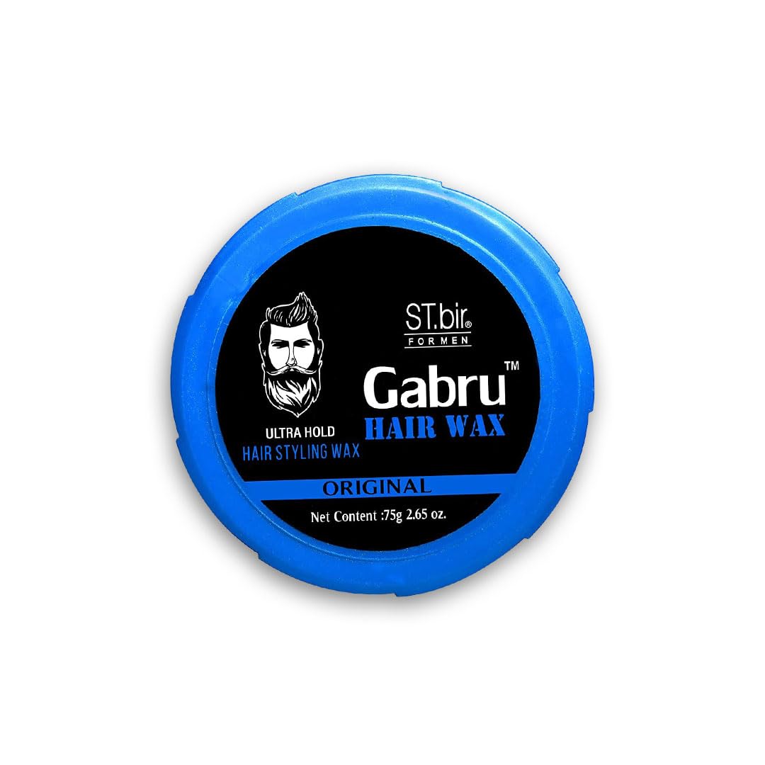 Gabru Hair Wax For Men | Ultra Hold Hair Styling Wax | Long Lasting | Matte Finish | 75Gm