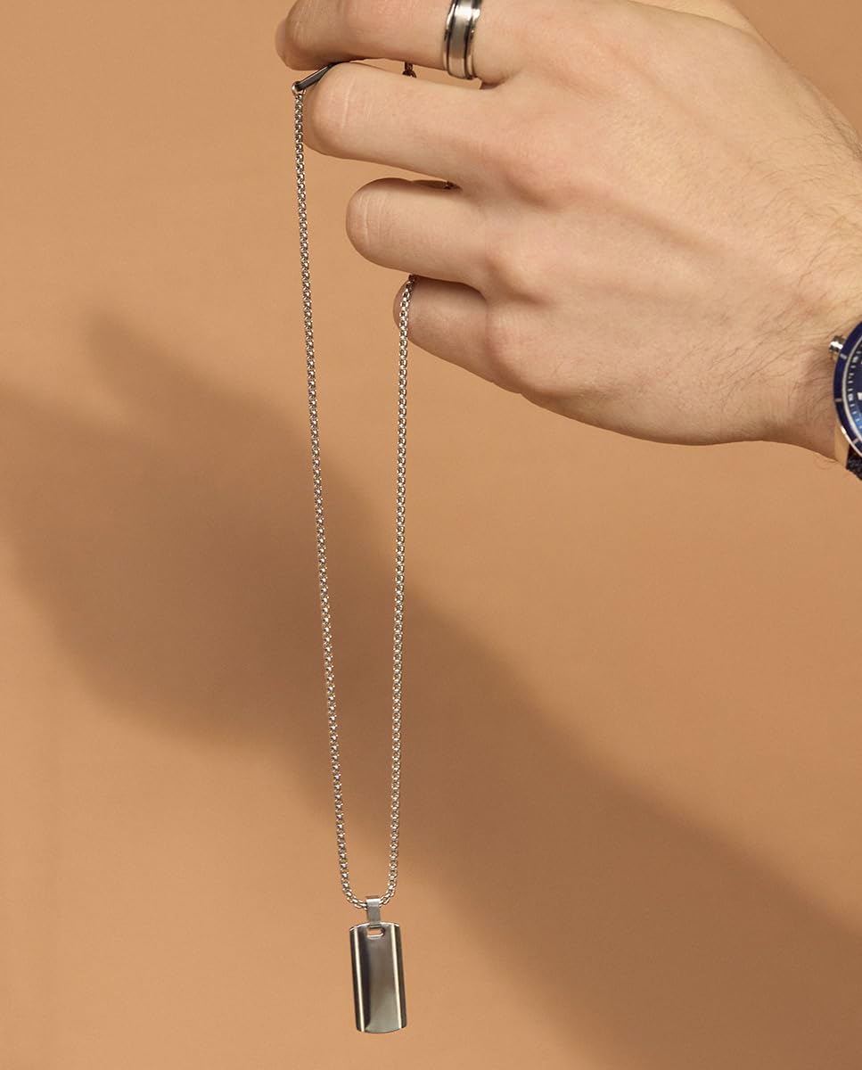 Viceroy Magnum | Anillo Hombre Negro Mate Plateado
