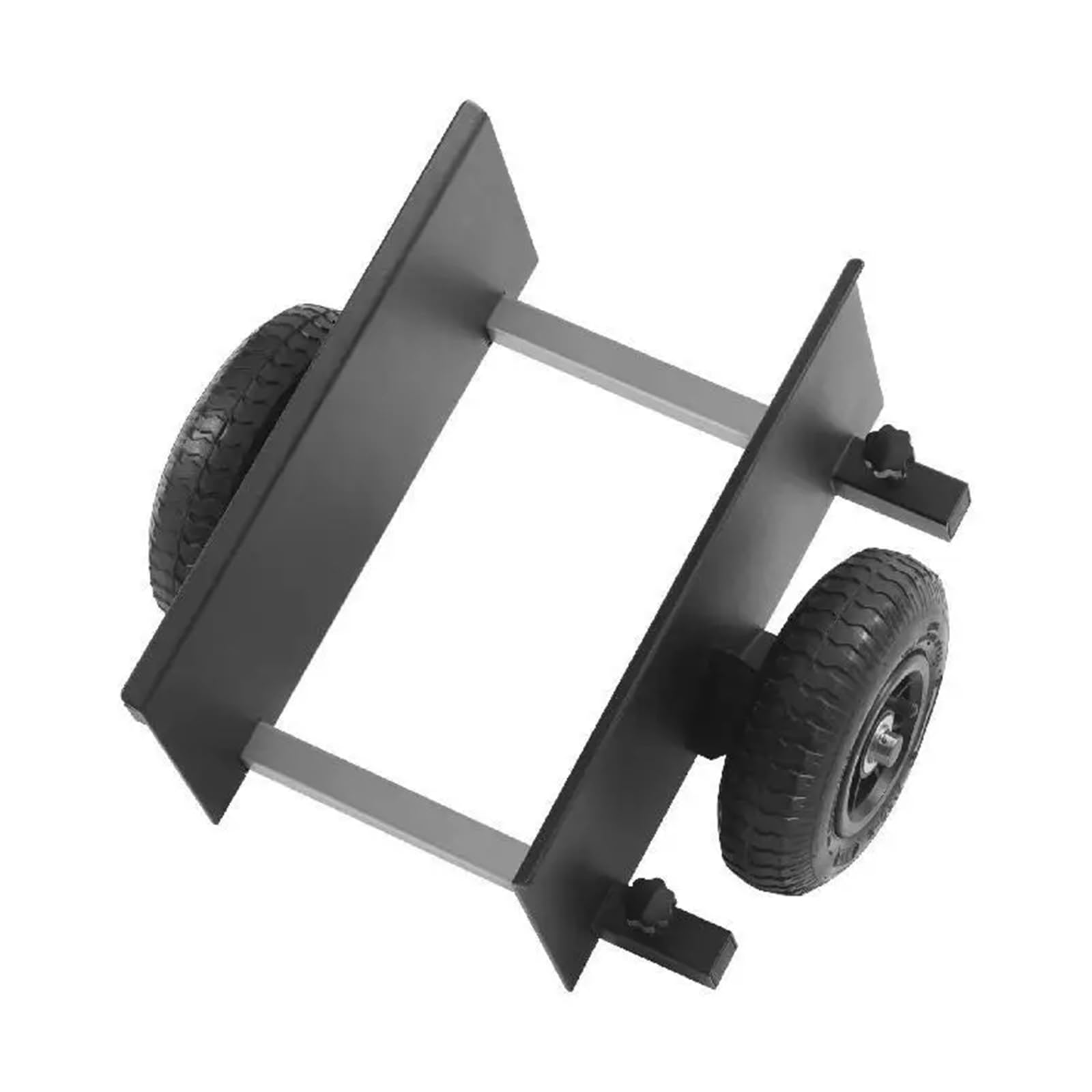 Carrello a pannello resistente con ruote pneumatiche e morsetto regolabile per un facile trasporto di cartongesso e materiali in lamiera