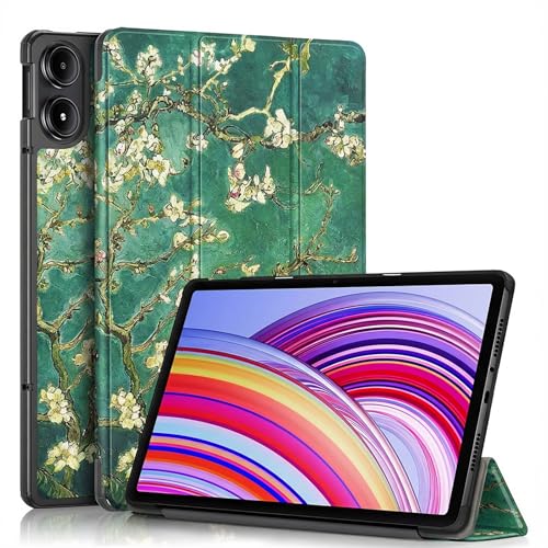 Coque Xiaomi Redmi Pad Pro 12,1 2025 Caweet étui rigide fleur d'amandier
