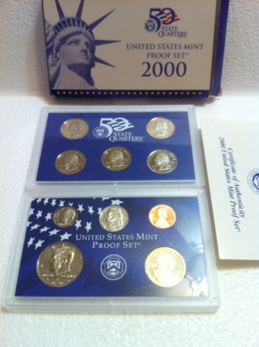 2000 S Proof Set in Original US Government Packaging