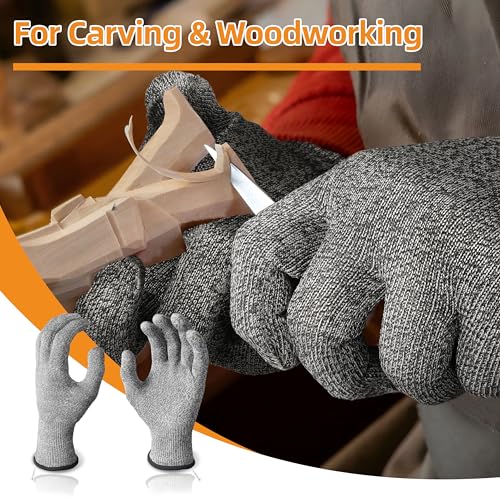 Image of Schwer 150 Pairs Core ANSI A6 Cut Resistant Gloves, Food Grade, CR1401, L | Non PFAS, No Glass Fiber, for Kitchen Food Prep, Mandolin Slicing, Meat Cutting, Oyster Shucking, Fish Fillet Processing