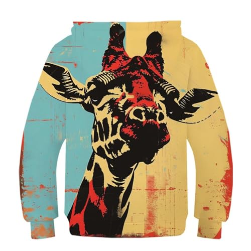Sweat-shirt chien capuche pour enfants pull motif 3D cool - 2