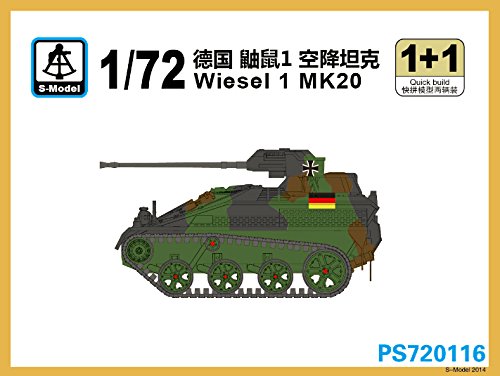 Amazon | 1/72 ドイツ連邦軍 空挺戦車 ヴィーゼル I MK20 プラモデル(2